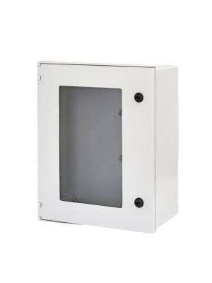 Шафа поліестерова ETI EPC-W 50-40-20 IP66 2 замки, з вікном