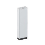 Шкаф металлический ETI LXN250 2-12 PHN1 1850х550х250 цоколь 100мм 1дверка IP41 ( 1321802 )