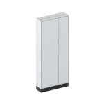 Шкаф металлический ETI LXN250 3-12 PHN1 1850х800х250 цоколь 100мм 2 дверцы IP41 ( 1321804 )