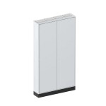 Шкаф металлический ETI LXN250 4-12 PHN1 1850х1050х250 цоколь 100мм 2 дверцы IP41 ( 1321806 )