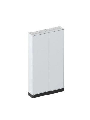 Шкаф металлический ETI LXN250 4-12 PHN1 1850х1050х250 цоколь 100мм 2 дверцы IP41