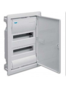 Бокс пластиковый Hager Volta на 24 модулей внутренний с металлическими дверками