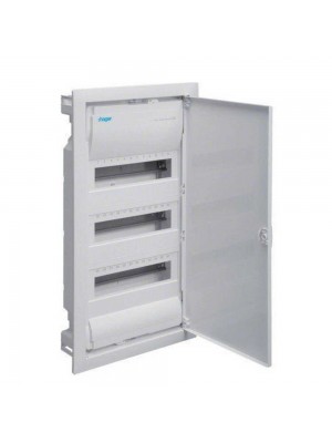 Бокс пластиковый Hager Volta на 36 модулей внутренний с металлическими дверками