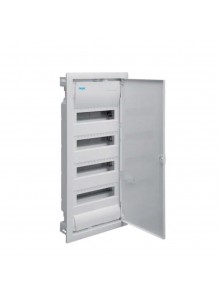 Бокс пластиковый Hager Volta на 48 модулей внутренний с металлическими дверками