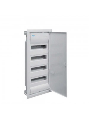 Бокс пластиковый Hager Volta на 48 модулей внутренний с металлическими дверками