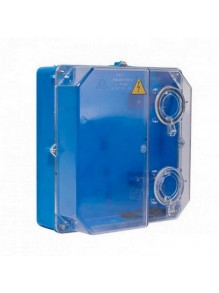 Коробка під трифазний лічильник КДЕ-У ударостійка синя