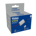 Датчик руху Violux VS08 вбудований 6м 160/360 білий IP20/65 ( 950115 )
