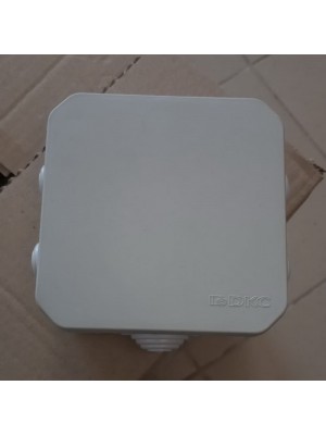 Коробка розподільча ДКС 100х100х50 сіра IP55