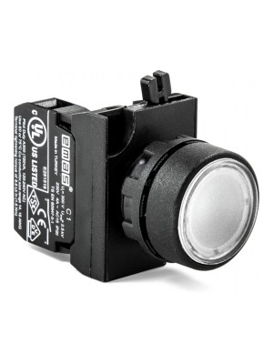 Кнопка EMAS без фиксации CP100DB (1НО) белая