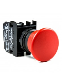 Кнопка EMAS грибок без фиксации B100MK (1НО) красная