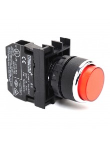 Кнопка EMAS без фиксации B200HK (1NZ) красная