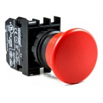 Кнопка EMAS грибок без фиксации B200MK (1НО) красная