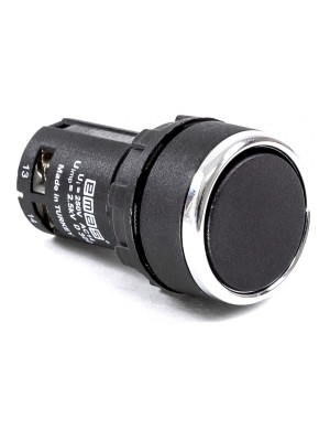 Кнопка EMAS без фиксации MB100DH (1НО) черная