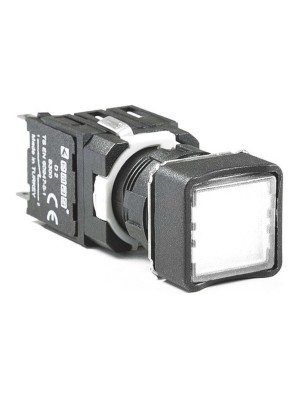 Кнопка EMAS без фиксации D100KDB (1НВ) белая