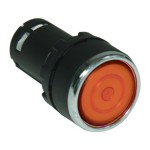 Кнопка EMAS с фиксацией MB200FK (1НО) красная