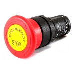 Кнопка EMAS грибок d=40мм EMERGENCY STOP с фиксацией MB200EE (1НЗ)