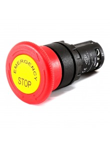Кнопка EMAS грибок d=40мм EMERGENCY STOP с фиксацией MB200EE (1НО)