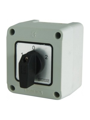 Корпус EMAS для пакетных переключателей 10-16-25А 3-4 полюсные IP54 ( PSK12 )