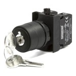 Переключатель с ключом 0-1 без фиксации (2НО) IP65 ( CP101AA21 )