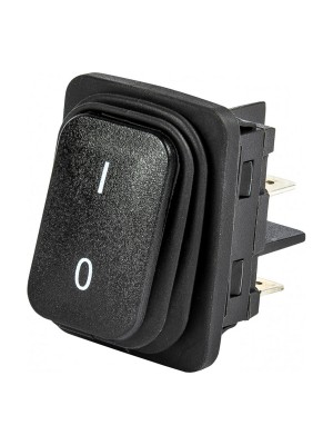 Перемикач EMAS прямокутний чорний IP65