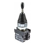 Кнопка маніпулятор EMAS 2-позиційна без фіксації (2НВ) метал IP65 ( CM101DJ21 )