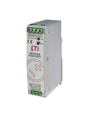 Блок живлення PS-72-24 100-240V AC/140-340V DC 24-28V DC/75W/3A ETI