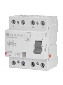 Дифреле ЕТІ EFI-4 4P 16А 300мА тип AC 10kA