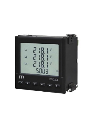 Аналізатор мережі END20L-RS 85-253V AC/90-300V DC RS-485 1xNO ETI