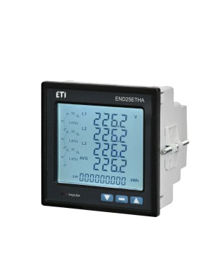 Аналізатор мережі END25-ETHA Ethernet RTC 8 Mб вбудованої пам'яті ETI