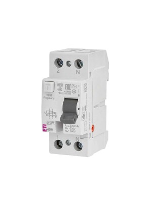 Реле диференційне ПЗВ 2р EFI-P2 40/0,3 тип AC 10kA ETI
