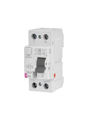 Реле диференційне ПЗВ 2р EFI6-P2 40/0,03 тип AC 6kA ETI