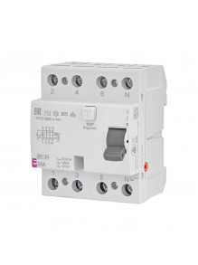 Реле диференційне ПЗВ 4р EFI-P4 25/0,03 тип AC 10kA ETI