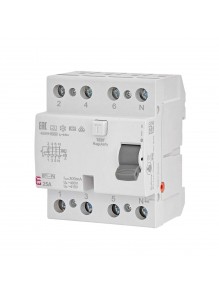 Реле диференційне ПЗВ 4р EFI6-P4 63/0,3 тип A 6kA ETI
