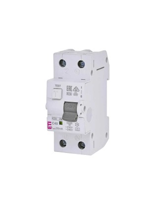 Дифференциальный автомат KZS-2M C 40/0,03 тип A 10kA ETI