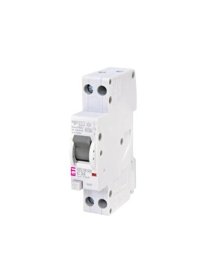Дифференциальный автомат KZS-1M UNI C 25/0,01 тип A 6kA ETI