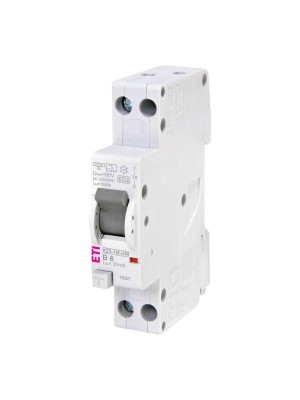 Диференційний автомат KZS-1M UNI B 6/0,03 тип A 6kA ETI