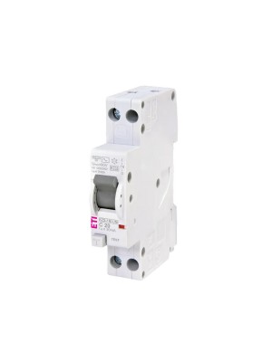 Дифференциальный автомат KZS-1M UNI C 20/0,03 тип AC 6kA ETI