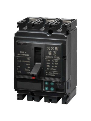 Автоматичний вимикач ETI NBS-E 160/3S LCD 160A 3P