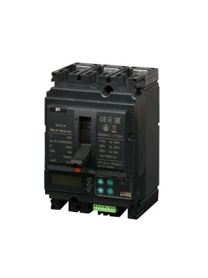 Автоматичний вимикач ETI NBS-EC 160/3S LCD 160A 3P
