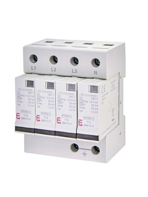 Ограничитель перенапряжения 255/12,5 T123 4р (4+0) ETITEC VS ЕТІ