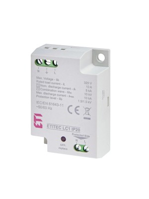 Ограничитель перенапряжения LC1 IP20 ETITEC ЕТІ