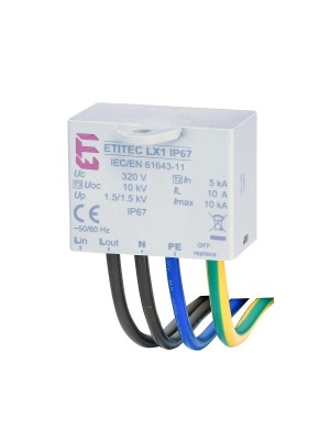 Ограничитель перенапряжения LX1 IP67 ETITEC ЕТІ