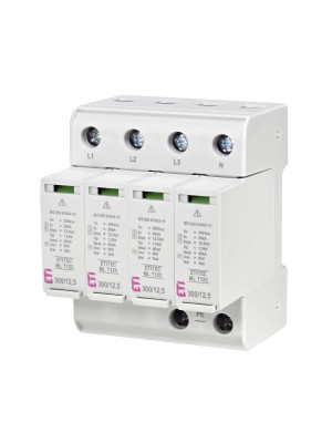 Обмежувач перенапруги T123 300/12.5 (4+0, 4p, TNC-S) ETITEC ML ЕТІ 