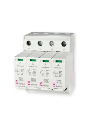 Обмежувач перенапруги T12 300/12,5 4р  (3+1) ТТ  ETITEC SM ЕТІ