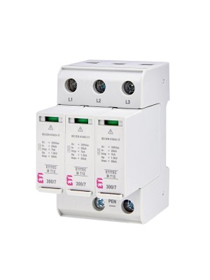 Ограничитель перенапряжения T12 300/7 (3+0, 3p, TNC) ETITEC M ЕТІ