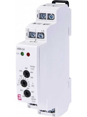 Реле контроля напряжения и последовательности фаз HRN-54 3x400AC 3F 1x8A AC ETI