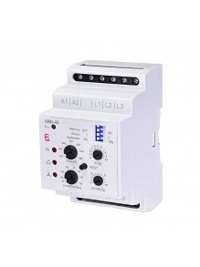 Реле контролю напруги HRN-43 400V AC 3F 2x16A_AC1 без нейтралі ETI