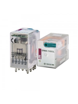 Реле електромеханічне ERM4-110 DCL 4p ЕТІ