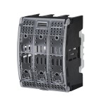 Тримач запобіжника ETI 3p 160A ( для NH00) PTIP M8-M8 ( 4131221 )