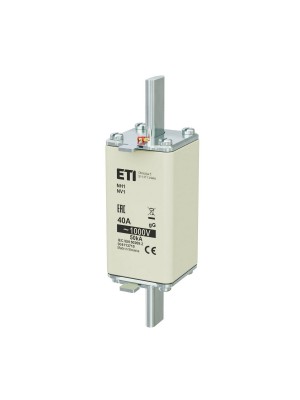 Запобіжник ETI NH-1/gG 40A 1000V DC